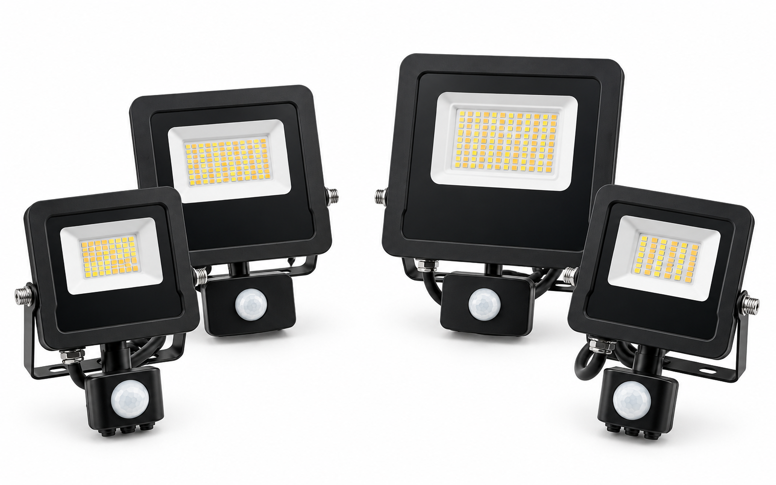 Diamond DU2B-10TP LED Fld & PIR 10W Blk